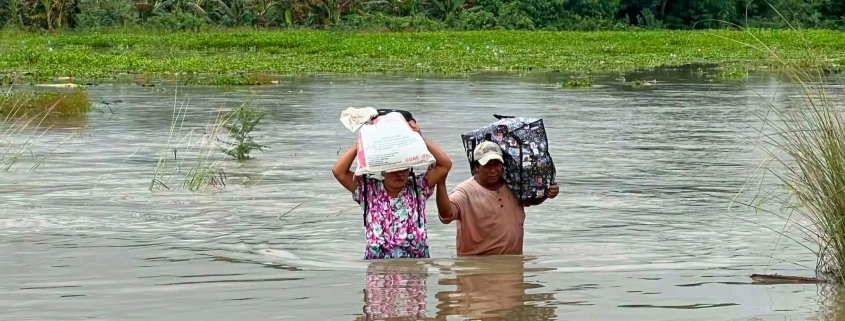 ရေဘေးကြောင့် လွှတ်ရာသို့ပြောင်းရွှေ့နေကြသောစစ်ကိုင်းတိုင်းမှပြည်သူများ
