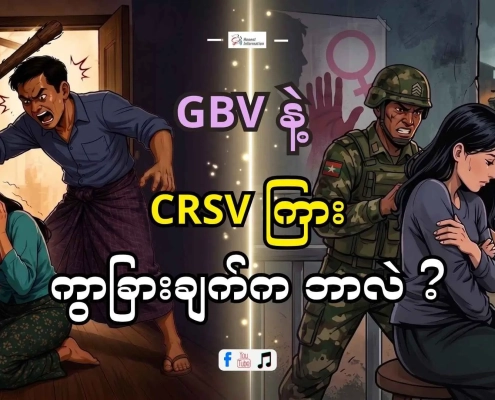 GBVနှင့်CRSVကွာခြားချက်အကြောင်းမိတ်ဆက်ထားသည့် Honest Information၏ Thubnial ပုံ