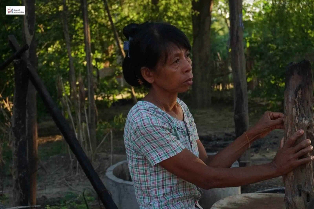ပေါက်မြို့နယ်၊ ထောက်ရှာပင်ရွာက အမျိုးသမီးတစ်ဦး