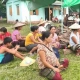 ရှမ်းပြည်နယ်မြောက်ပိုင်းက အဆောက်အအုံတစ်ခုတွင် ယာယီနေထိုင်ကြသည့် စစ်ဘေးရှောင်သူများ